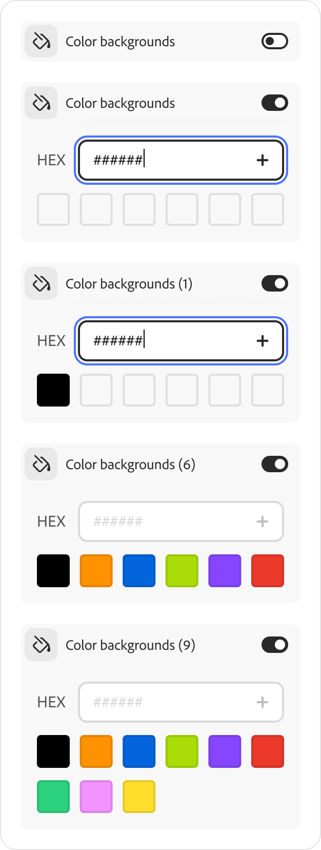 Color picker widget