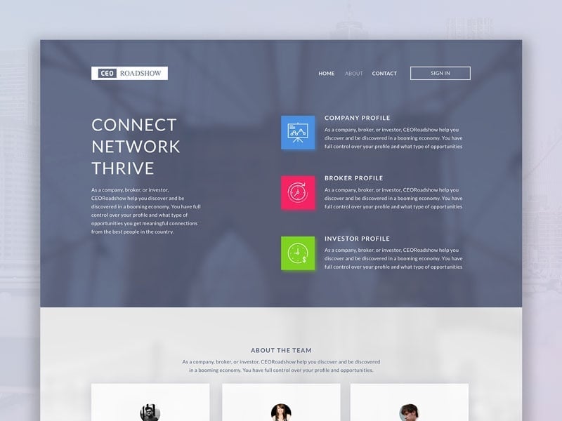 Investor contact card with thesis, check size, and outreach status